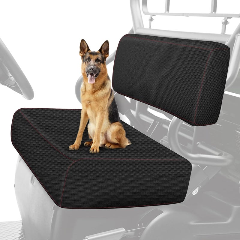 BORDAN UTV Waterproof Seat Cover for Kawasaki Mule 4000 4010 2009-2025, Heavy Duty 1680D Seat Covers for UTV Kawasaki Mule 3000 3010 2001-2008 Full Protection Outdoor (2 PCS) - Image 1
